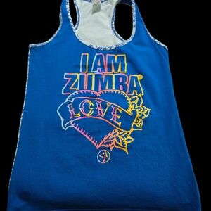 Zumba Fitness Blue Crop Top